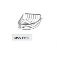 Suport pe colt simplu Mesateknik Argintiu MSS1118