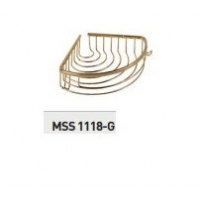 Suport pe colt simplu Mesateknik Auriu MSS1118-G