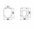 Capac WC cu inchidere lenta Creavit Duck KC0903.01.0400E Antracit Mat